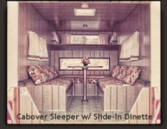 Ranger cabover sleeper with slide in dinette